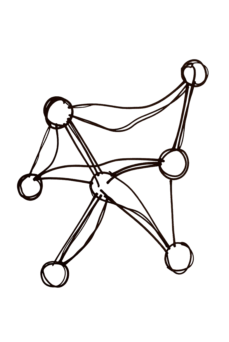 Abstract data flow illustration